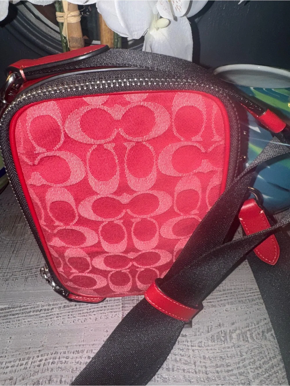 Coach crossbody red